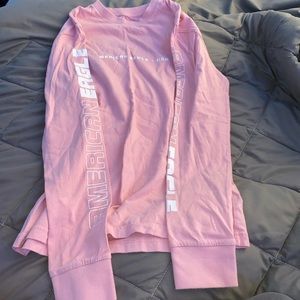 american eagle pink longsleeve